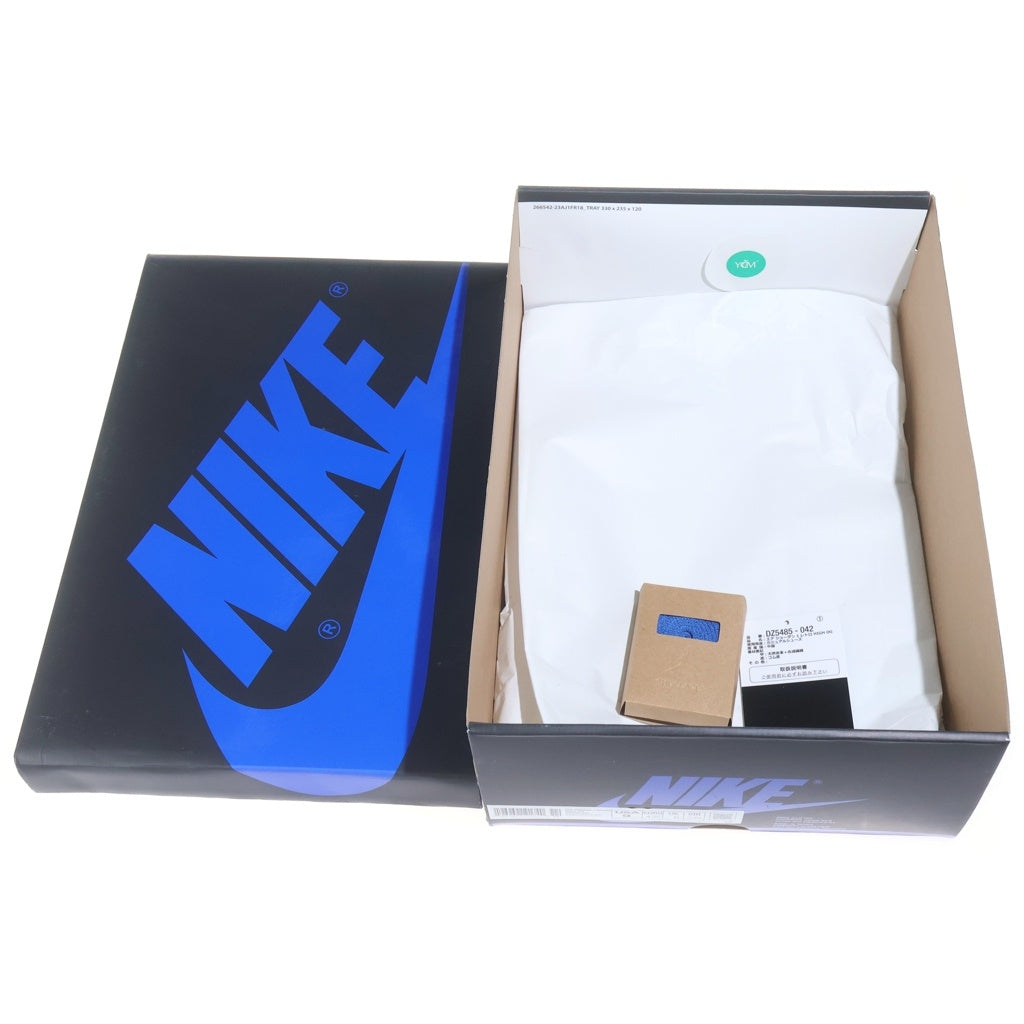 NIKE(ナイキ) AIR JORDAN RETRO HIGH OG ROYAL REIMAGINED エアジョーダン 1 レトロ ハイカットスニーカー ブラック/ブルー US9/27cm DZ5485-042