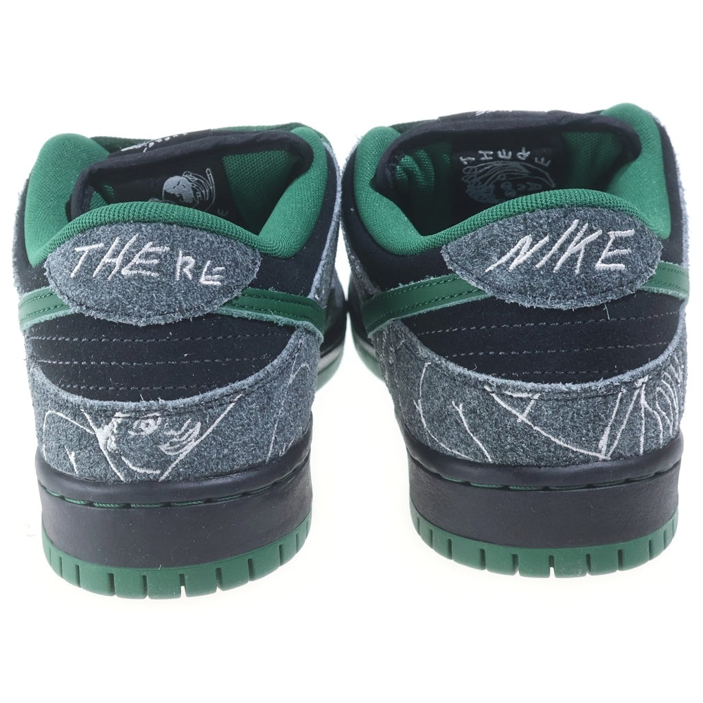 NIKE SB(ナイキエスビー) ×THERE SKATEBOARDS DUNK LOW PRO ゼアスケートボード ダンク プロ ローカットスニーカー ブラック/グリーン US9/27cm HF7743-001