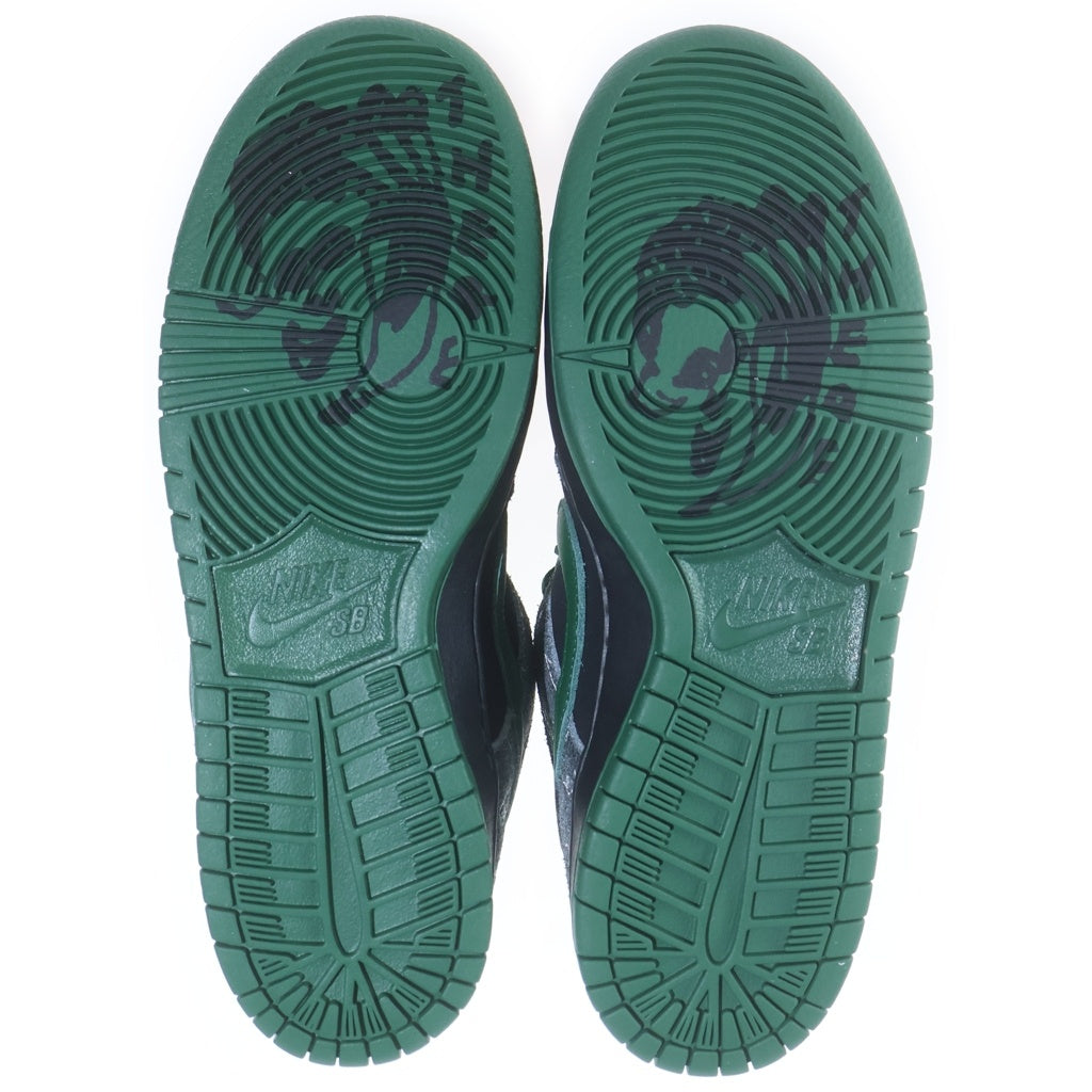 NIKE SB(ナイキエスビー) ×THERE SKATEBOARDS DUNK LOW PRO ゼアスケートボード ダンク プロ ローカットスニーカー ブラック/グリーン US9/27cm HF7743-001