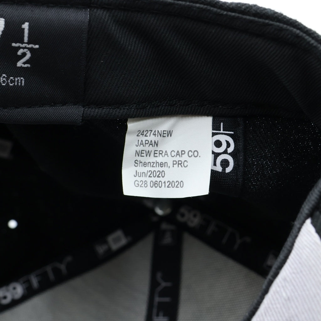SUPREME(シュプリーム) 20AW ×NEW ERA S Logo Cap ニューエラ ロゴエンブロイダリー ベースボールキャップ ブラック