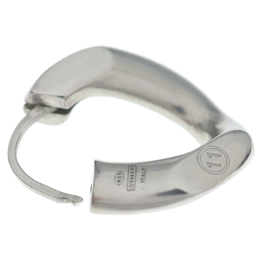 Maison Margiela(メゾンマルジェラ) マイヨン シングルカーブリンク フープピアス シルバー SM3VG0023 レディース