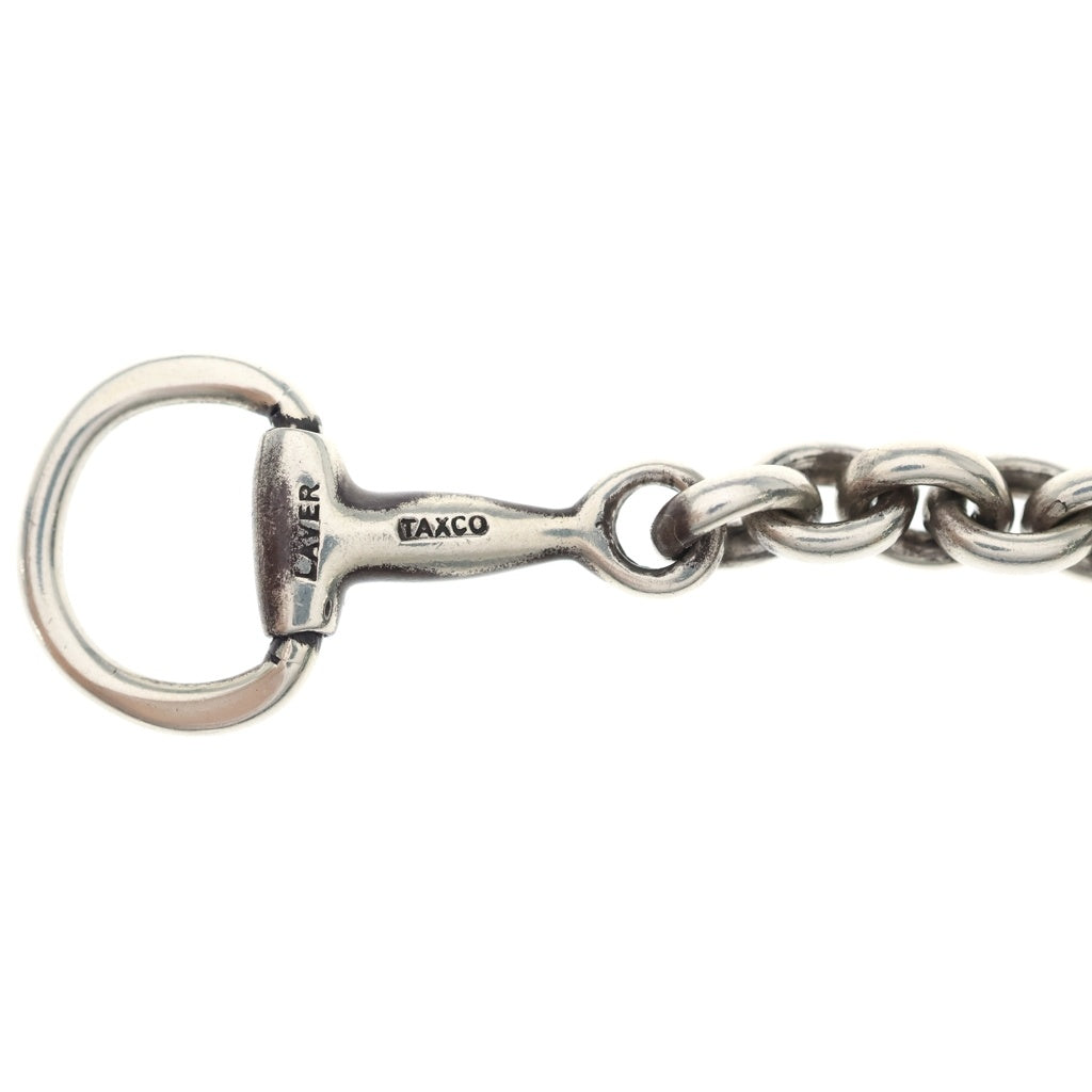 LAVER(ラバー) TAXCO 8mm CABLE CHAIN T BAR ケーブル Tバー チェーンブレスレット シルバー レディース