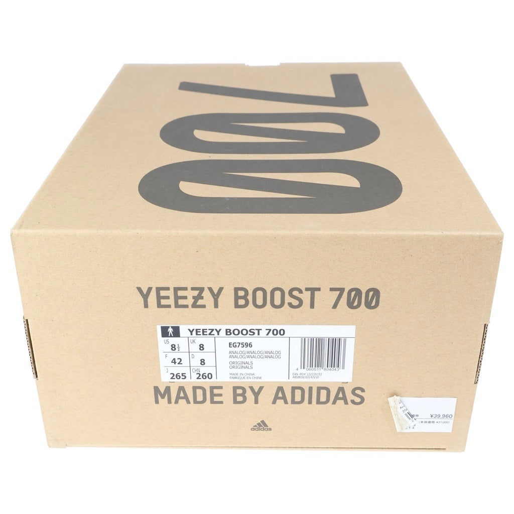 adidas(アディダス) YEEZY BOOST 700 ANALOG イージーブースト アナログ ローカットスニーカー ホワイト US8.5/26.5cm EG7596