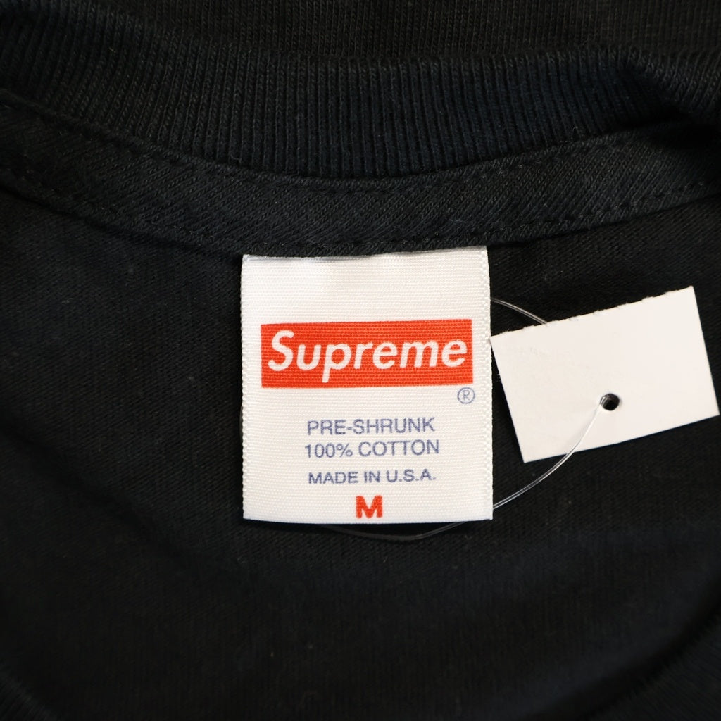 SUPREME(シュプリーム) 22SS Ralph Steadman Box Logo Tee ラルフステッドマン ボックスロゴ アートプリントTシャツ 半袖カットソー ブラック