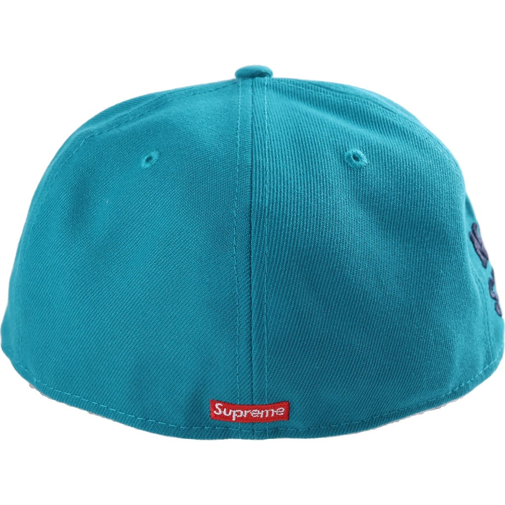 SUPREME(シュプリーム) 25SS ×NEWERA Homerun S Logo Cap 59FIFTY ホームラン Sロゴエンブロイダリー ベースボールキャップ 帽子 ターコイズブルー G2701272025