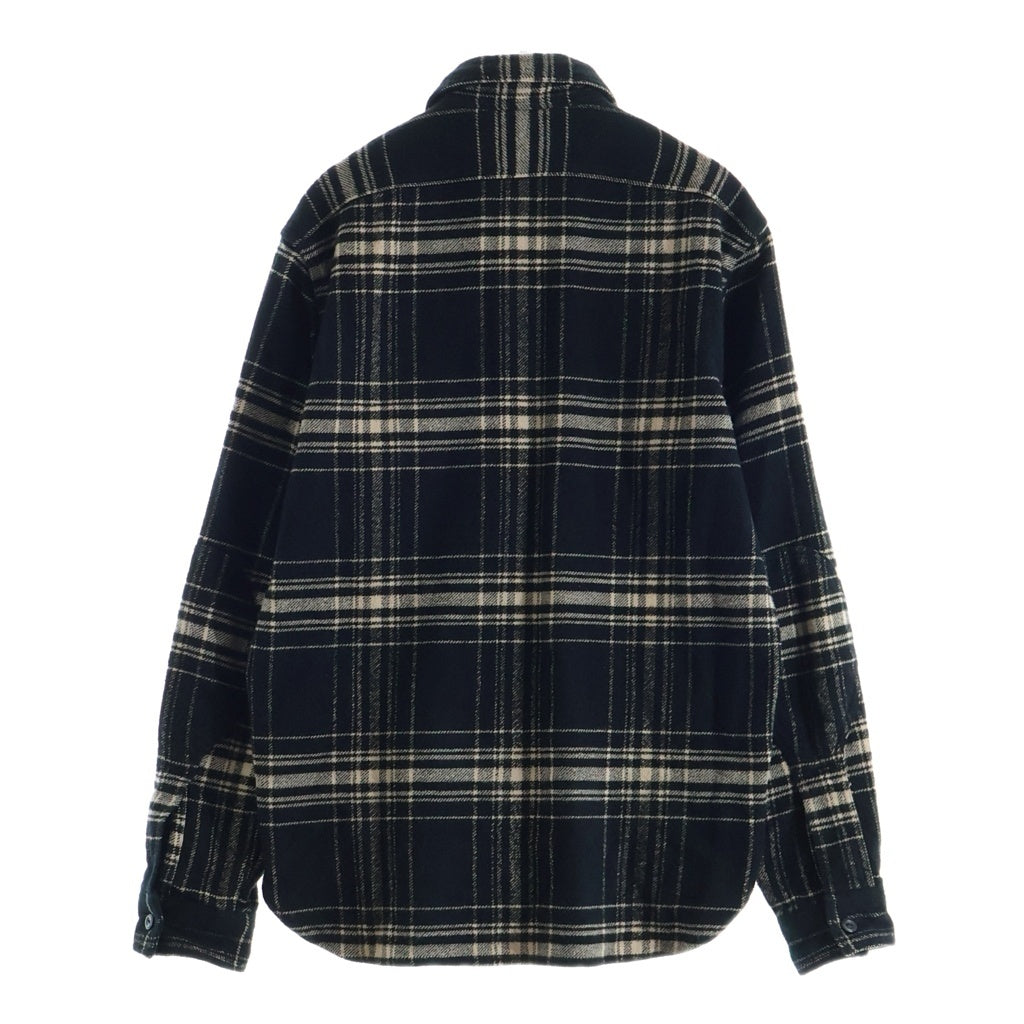 POLO RALPH LAUREN(ポロラルフローレン) 2ポケット コットン ロングスリーブ チェックシャツ ブラック/ベージュ