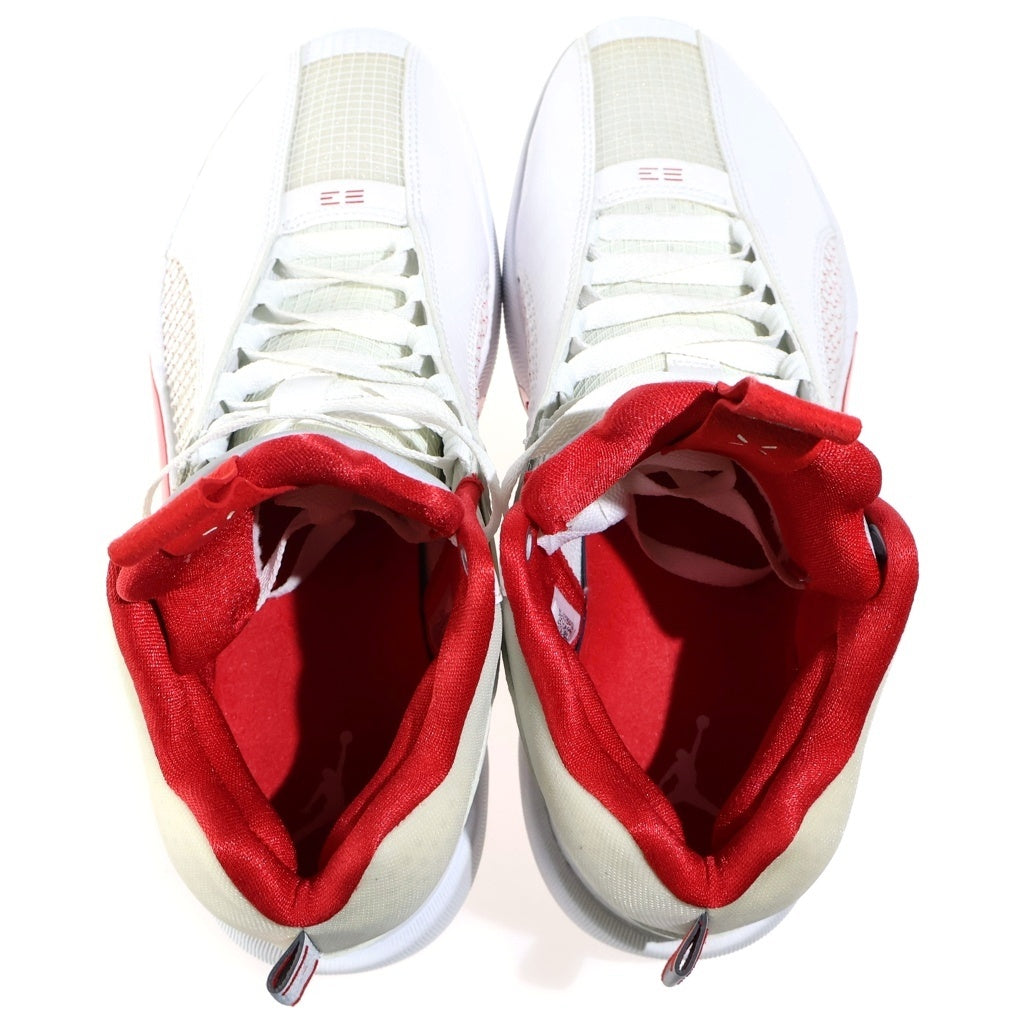 NIKE(ナイキ) AIR JORDAN 35 FIRE RED エアジョーダン35 ファイアーレッド ミドルカットスニーカー ホワイト/レッド US9.5/27.5cm CQ4228-100 CQ4428-100