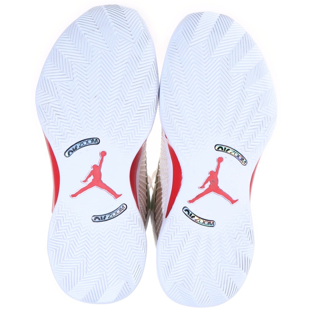 NIKE(ナイキ) AIR JORDAN 35 FIRE RED エアジョーダン35 ファイアーレッド ミドルカットスニーカー ホワイト/レッド US9.5/27.5cm CQ4228-100 CQ4428-100