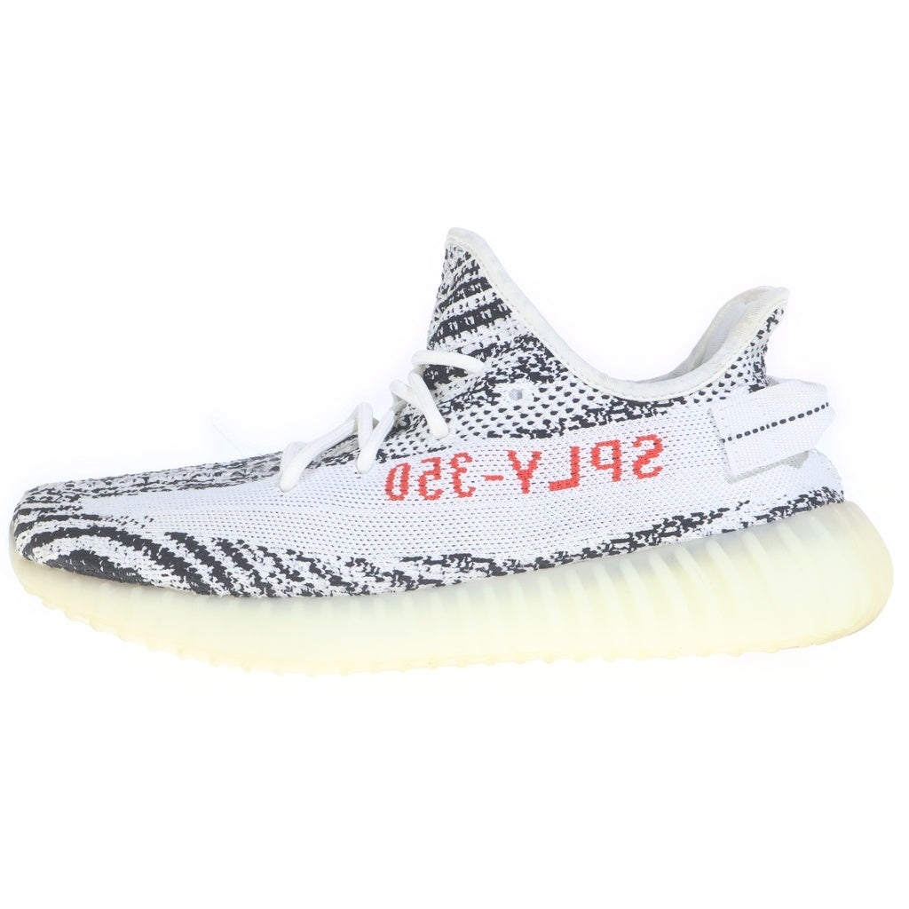 adidas(アディダス) YEEZY BOOST ZEBRA イージーブースト 350 V2 ゼブラ ローカットスニーカー ホワイト US9.5/26.5cm CP9654