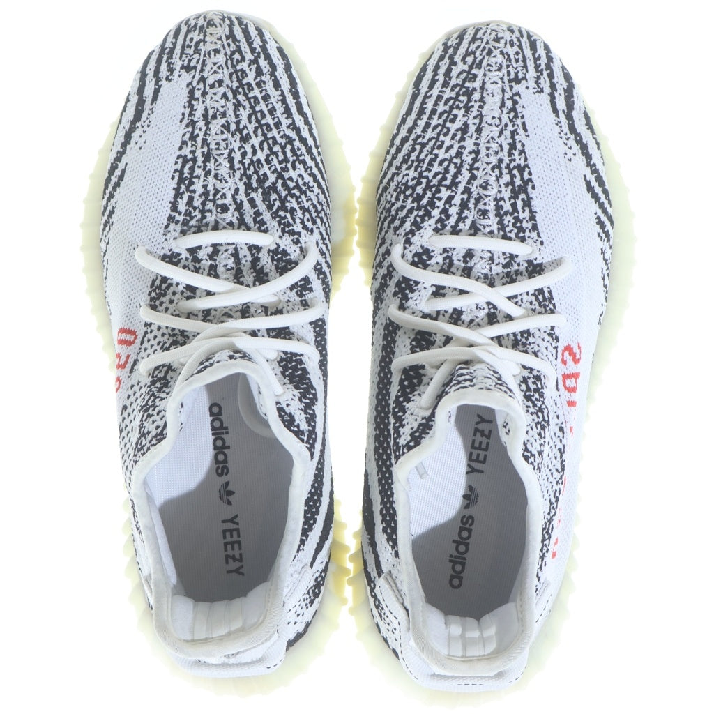 adidas(アディダス) YEEZY BOOST ZEBRA イージーブースト 350 V2 ゼブラ ローカットスニーカー ホワイト US9.5/26.5cm CP9654