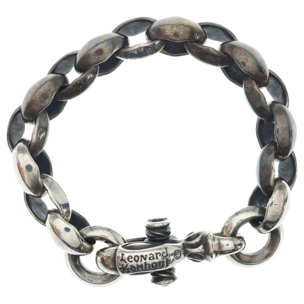 LONE ONES(ロンワンズ) SILK LINK MEDIUM BRACELET S プレーンサークル シルクリンクミディアムブレスレット シルバー MFB-0040M-PC-LK
