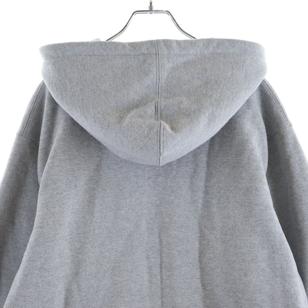 SUPREME(シュプリーム) 16AW Small Box Thermal Zip Up スモールボックスロゴ 裏フローラルサーマル スウェット ジップアップパーカー フーディー グレー