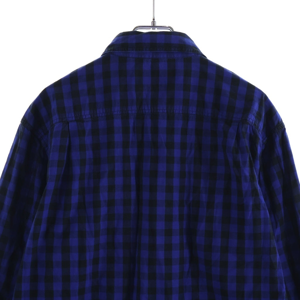 SUPREME(シュプリーム) 12AW Buffalo Check Shirt レギュラーカラー ボタンダウン バッファローチェック 長袖シャツ ブルー