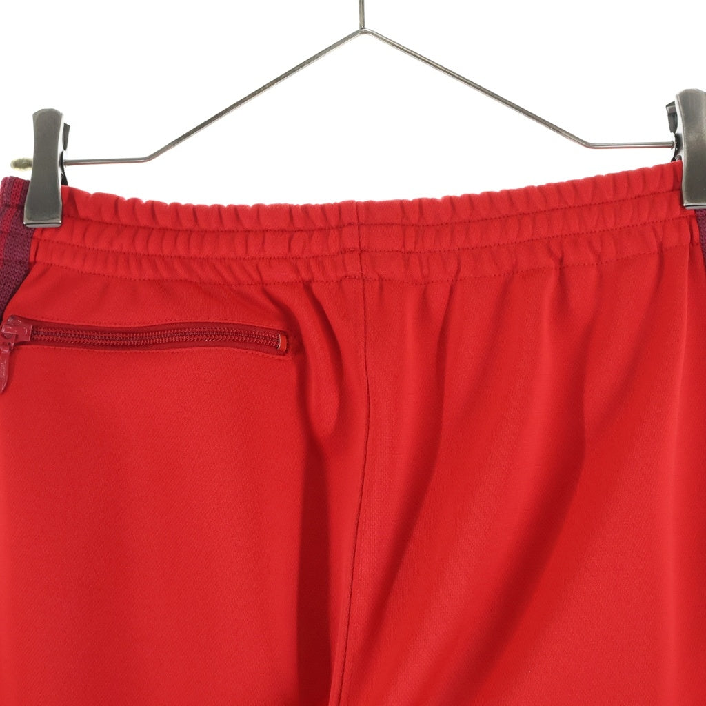 Needles(ニードルス) 18SS TRACK PANT POLY SMOOTH サイドパピヨン刺繍 トラックパンツ レッド CH376