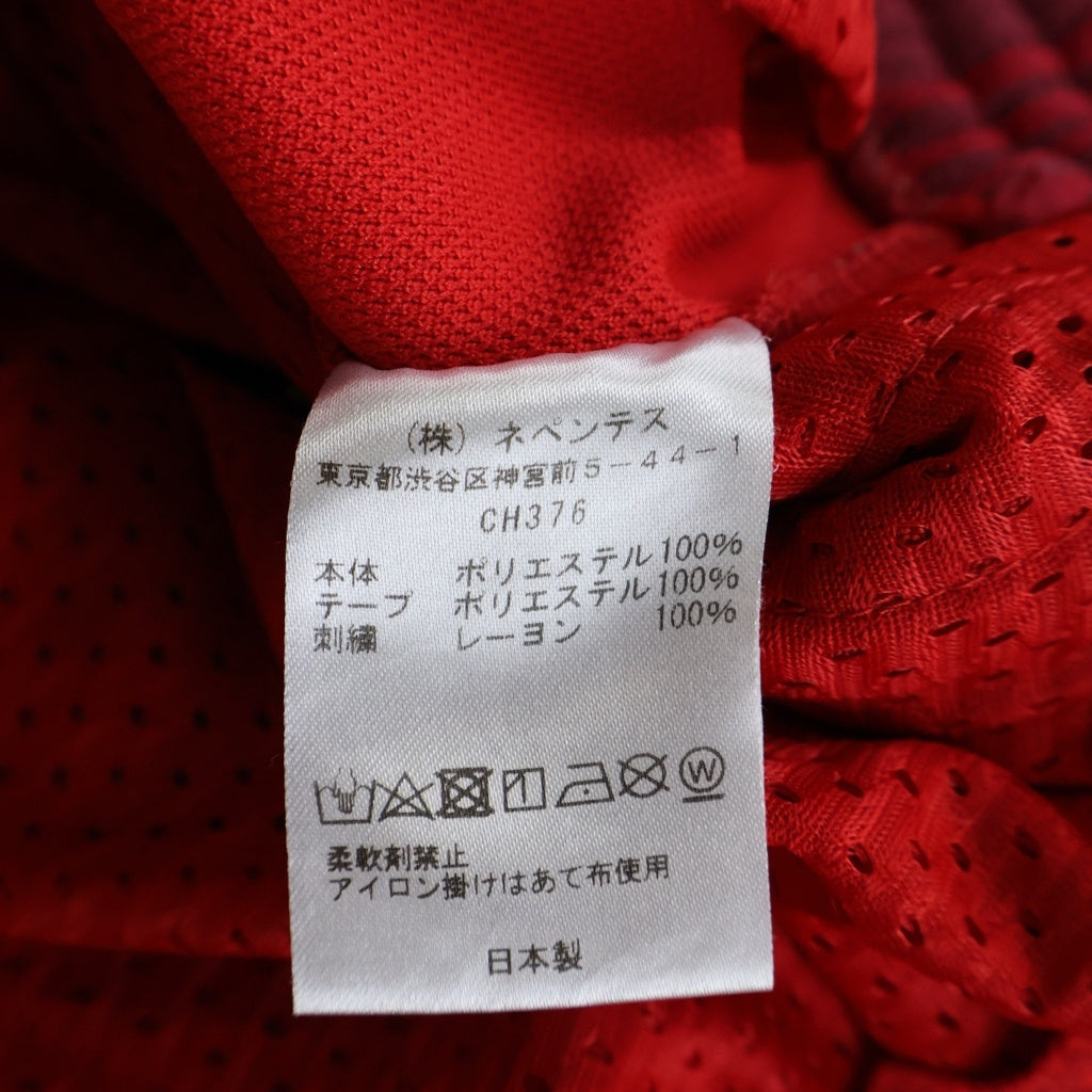 Needles(ニードルス) 18SS TRACK PANT POLY SMOOTH サイドパピヨン刺繍 トラックパンツ レッド CH376