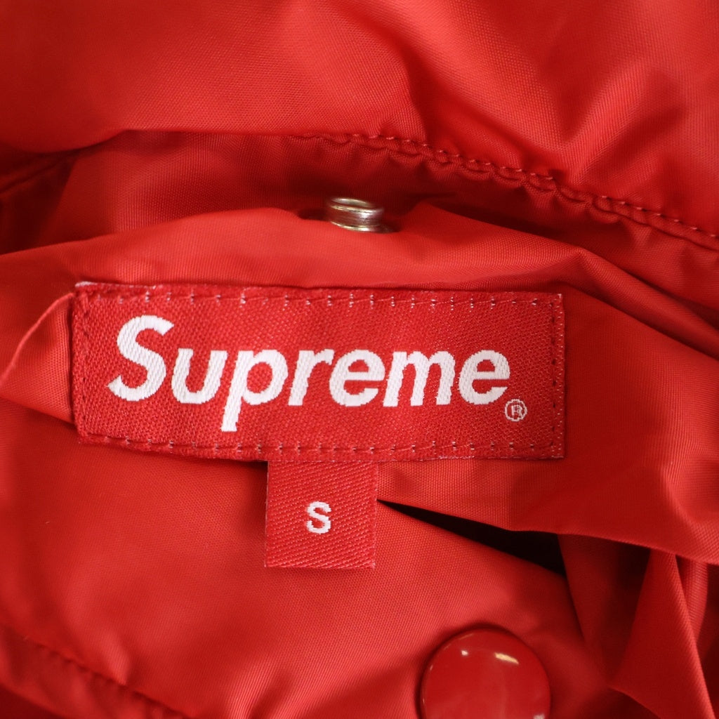 SUPREME(シュプリーム) 19AW Reversible Puffy Work Jacket リバーシブル トライバルカモ ジップアップパファージャケット レッド/イエロー