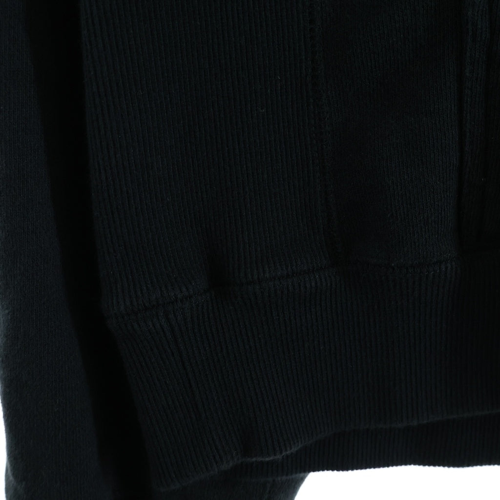 THE BLACK EYE PATCH(ブラックアイパッチ) LOGO SWEAT SHIRT フロントロゴ 取扱注意 プルオーバースウェットパーカー フーディー ブラック
