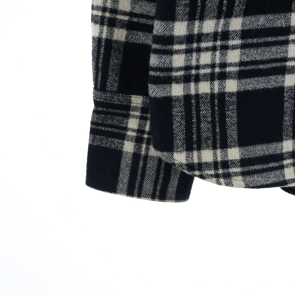 DSQUARED2(ディースクエアード) 裏地キルティング コットン チェック 長袖シャツジャケット グレー 74DL095445227