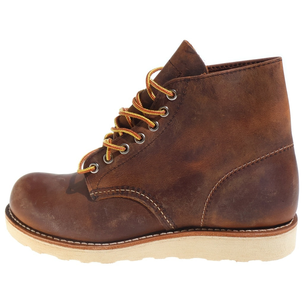 RED WING(レッド ウイング) 6-INCH CLASSIC ROUND USA製 6インチ クラシックラウンド レザー ワークブーツ ブラウン 9111