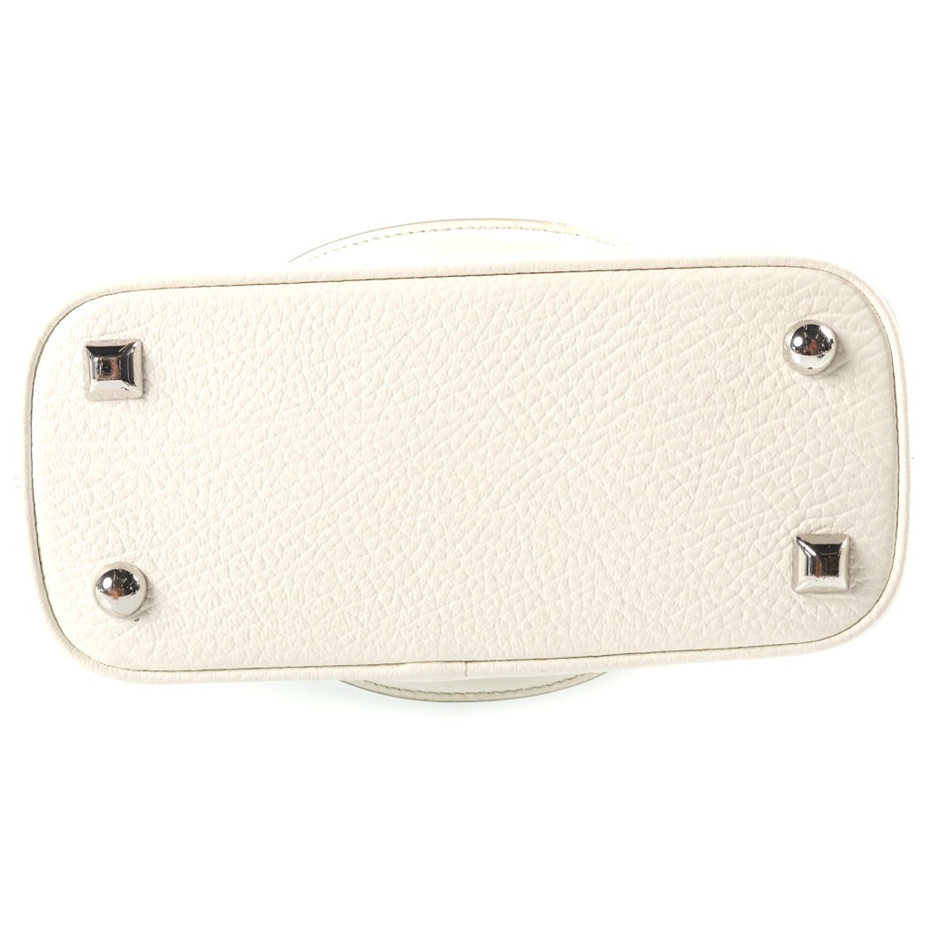 Maison Margiela(メゾンマルジェラ) 5AC MICRO BAG マイクロ レザー チェーンショルダーバッグ ホワイト S56WG0081 レディース