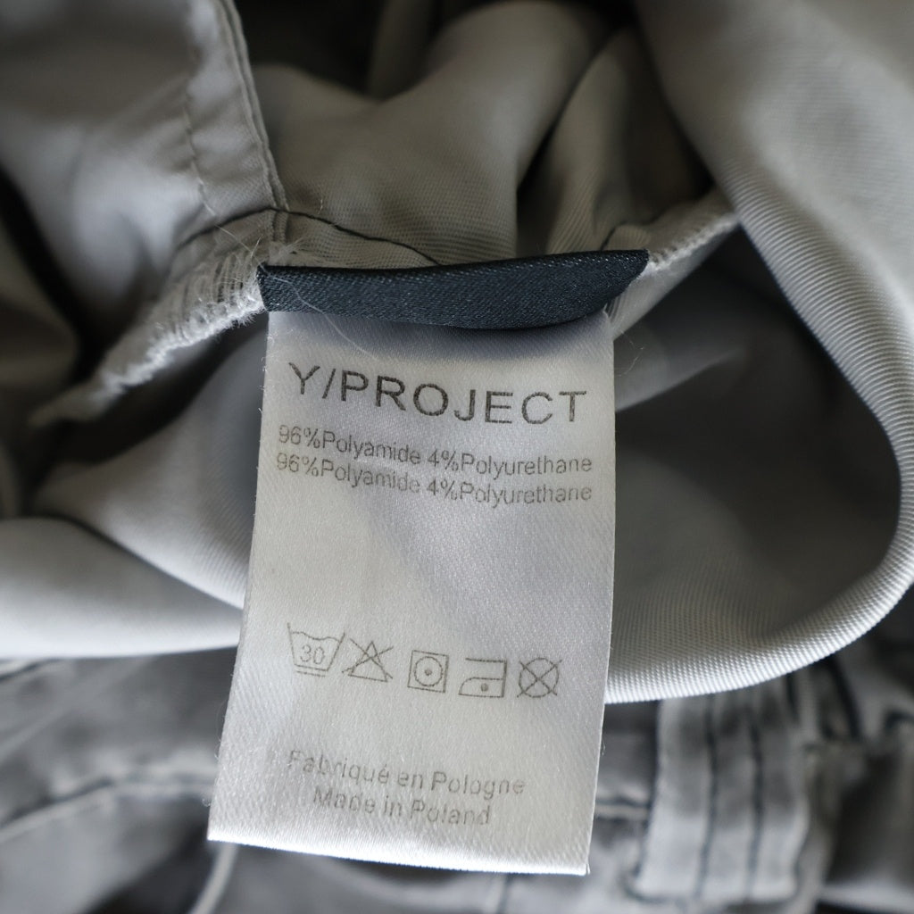 Y/PROJECT(ワイプロジェクト) POP UP PANTS ポップアップ ワイドバルーンパンツ グレー 203PA003