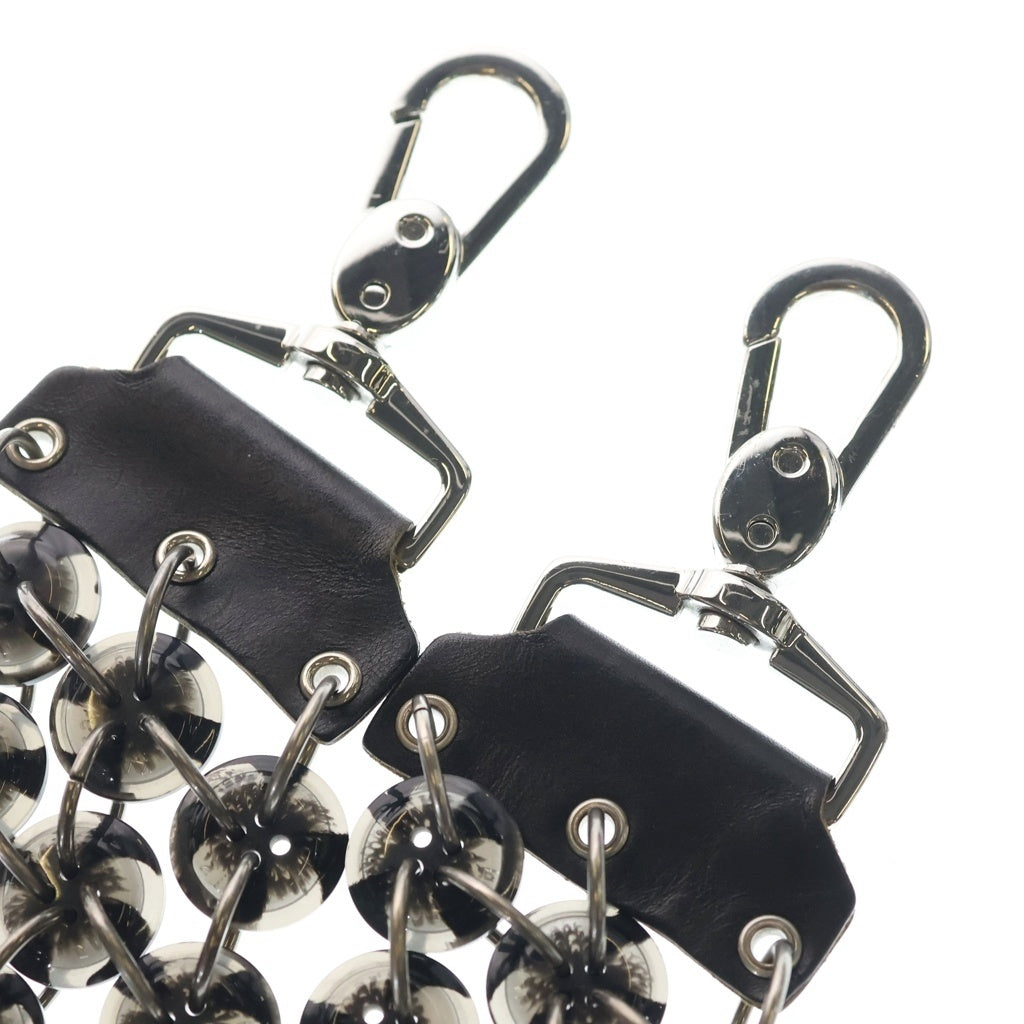 STEFAN COOKE(ステファンクック) STEFAN COOKE ステファンクック Button Strap Bag Accessories ボタンストラップ バッグアクセサリー チェーン ブラック SCSS21AC1 レディース