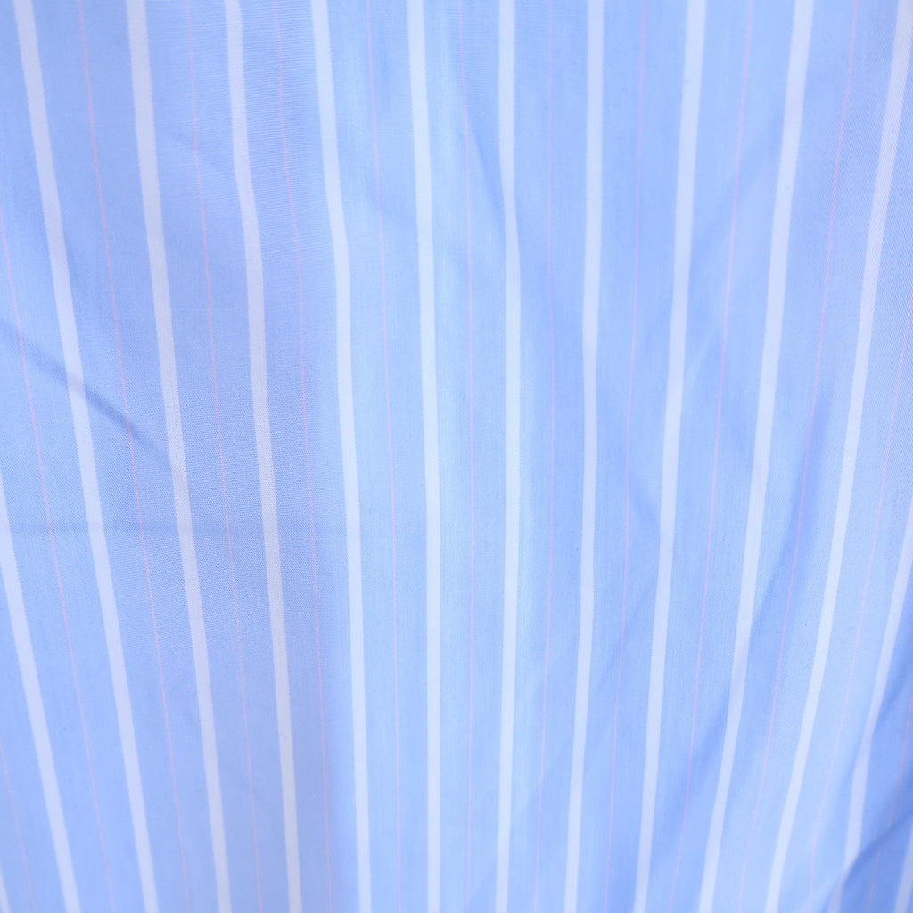 Graphpaper(グラフペーパー) SIDOGRAS Regular Collar Shirt シドグラス ストライプ レギュラーカラー 長袖シャツ ブルー GM242-50001