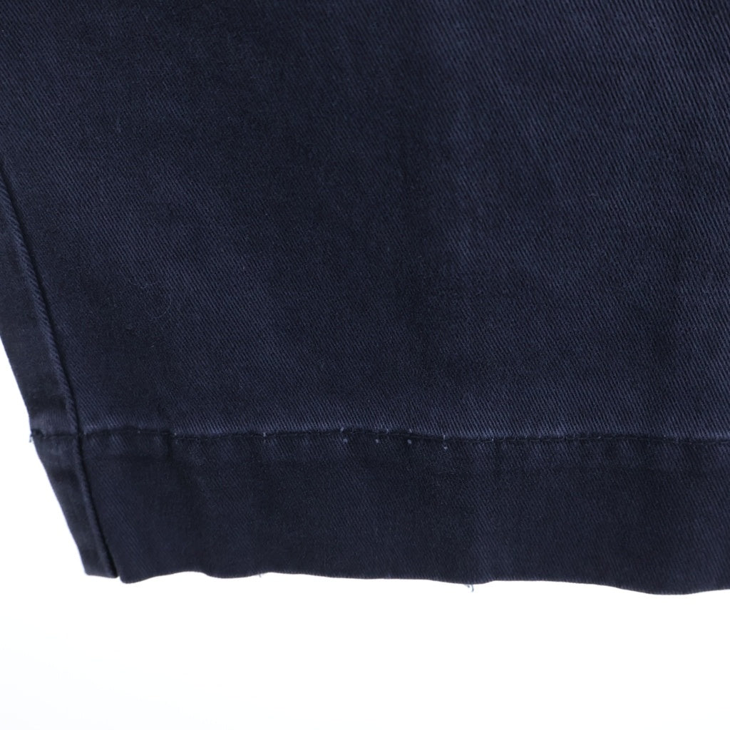 AFFA(エーエフエフエー) ベルト付き コットン ワイド ボンテージパンツ ネイビー AFH4501-4