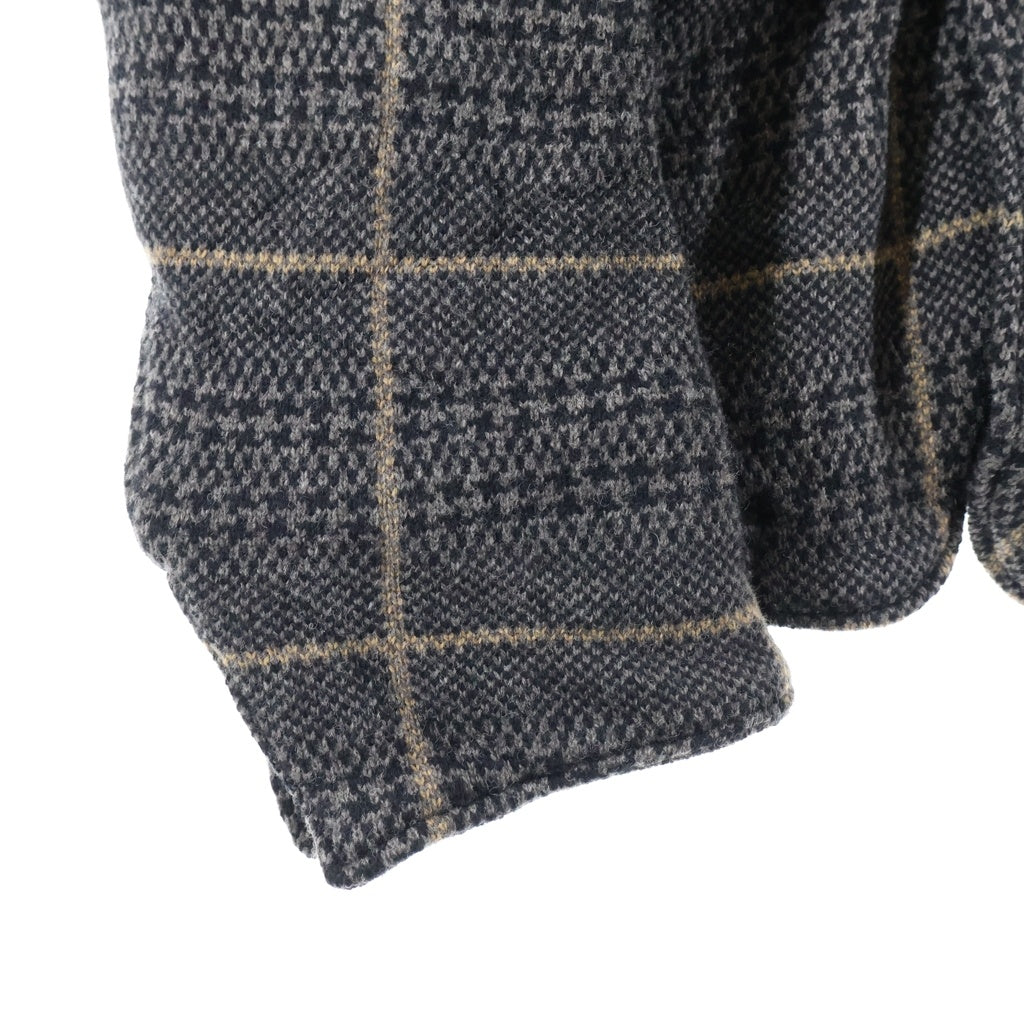 UNDERCOVER(アンダーカバー) 19AW チェック柄 ウール ニットジャケット ブラウン UCX4103-1
