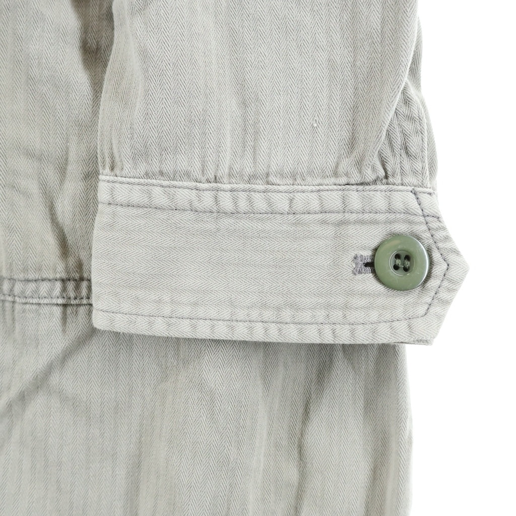UNDERCOVER(アンダーカバー) 12SS バック刺繍 コットン 4ポケット カバーオール グレー I4105-1