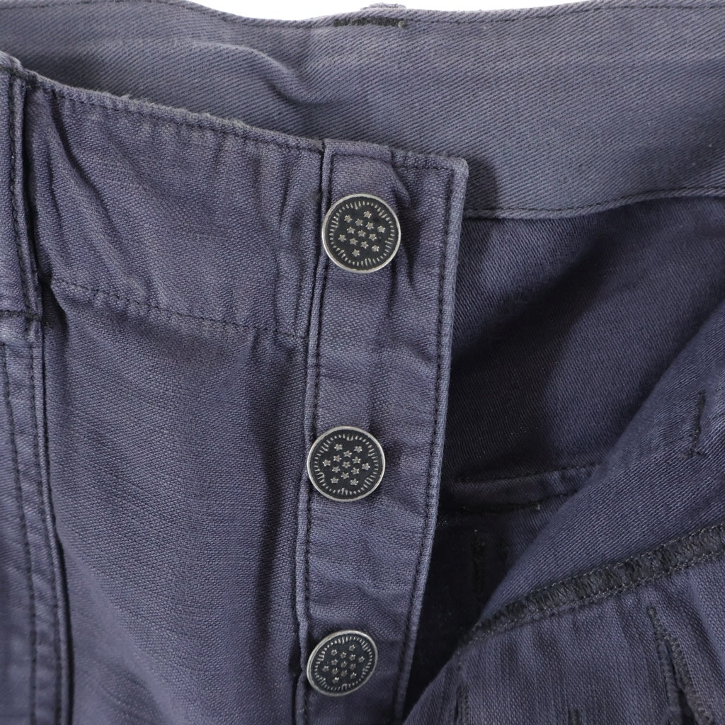 RRL(ダブルアールエル) 90S VINTAGE ヴィンテージ サンプリング 13スターボタン ベイカーパンツ パープル