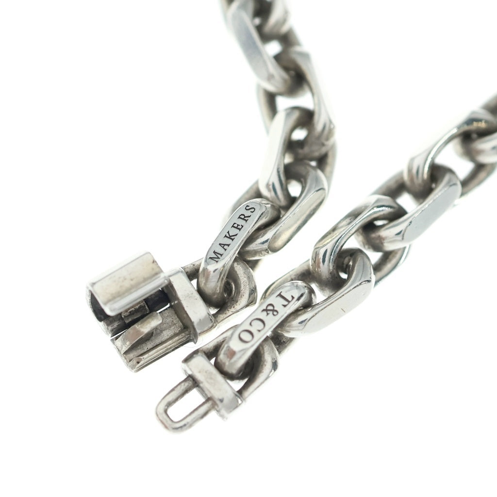 TIFFANY & Co.(ティファニー) MAKERS メイカーズ チェーンネックレス SV925 AU750 K18YG シルバー イエローゴールド レディース
