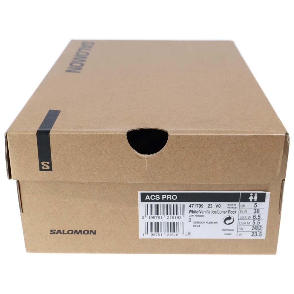 SALOMON(サロモン) ACS PRO ADVANCED ACSプロ アドバンスド メッシュ ローカットスニーカー ホワイト レディース US6.5/24cm 471799