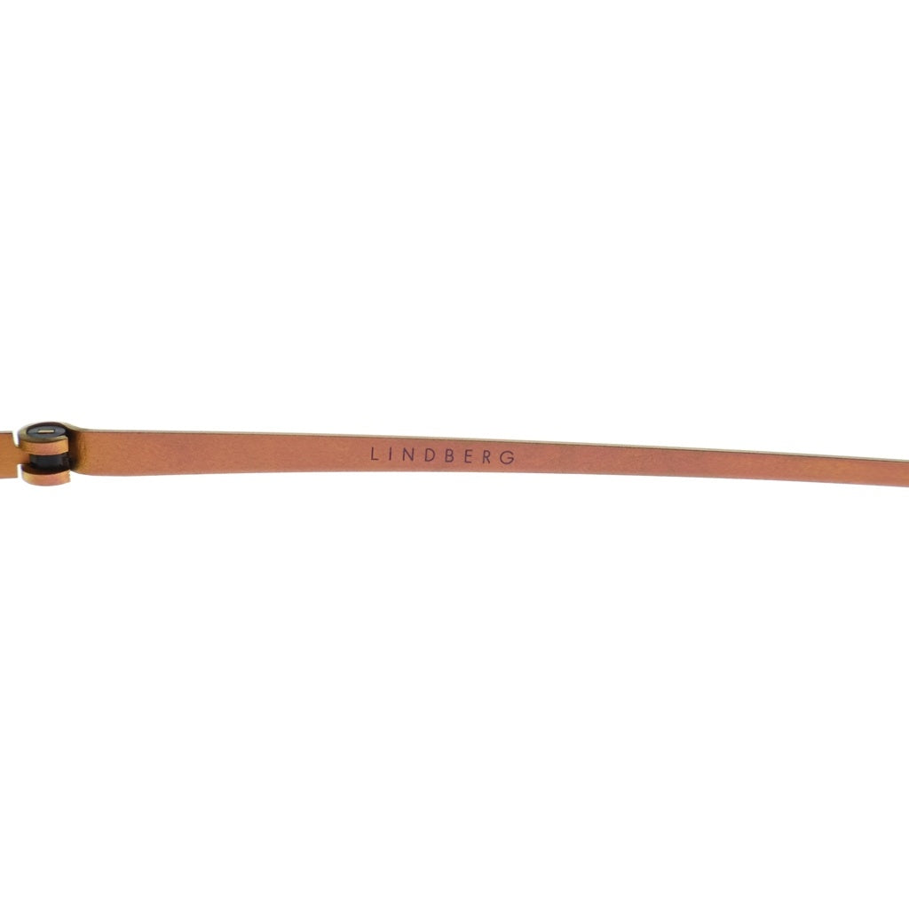 NO BRAND(ノーブランド) LINDBERG リンドバーグ Strip キャットアイフレーム ストライプチタン クリアレンズ サングラス メガネ ピンク 9758
