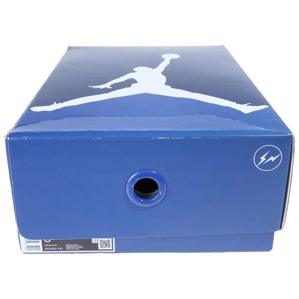 NIKE(ナイキ) ×fragment design AIR JORDAN3 RETRO SP フラグメントデザイン エアジョーダン レトロ ミッドカットスニーカー ホワイト/ブラック US9/27cm DA3595-100