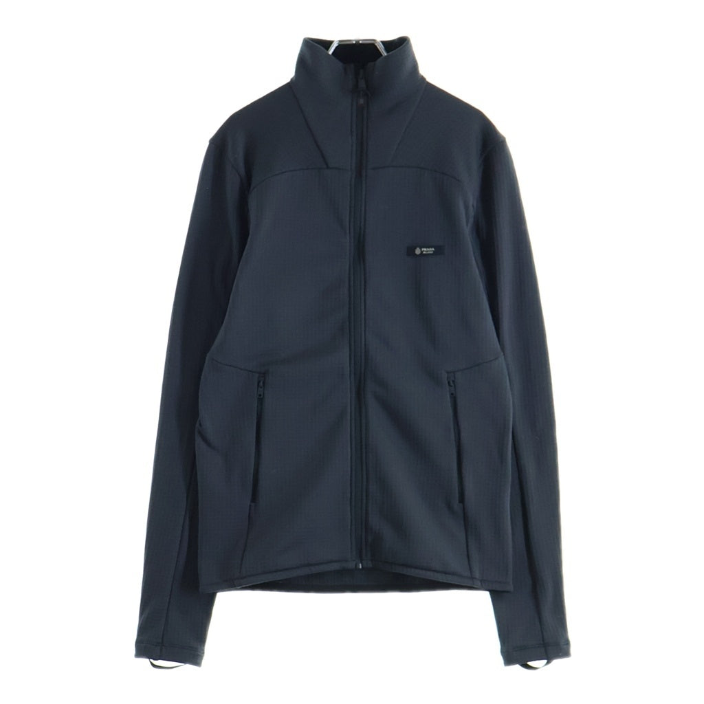 PRADA(プラダ) 26SS TECHNICAL FABRIC SWEATSHIRT テクニカル ファブリック スウェット ジップアップジャケット グレー UJL85C S000 18VM