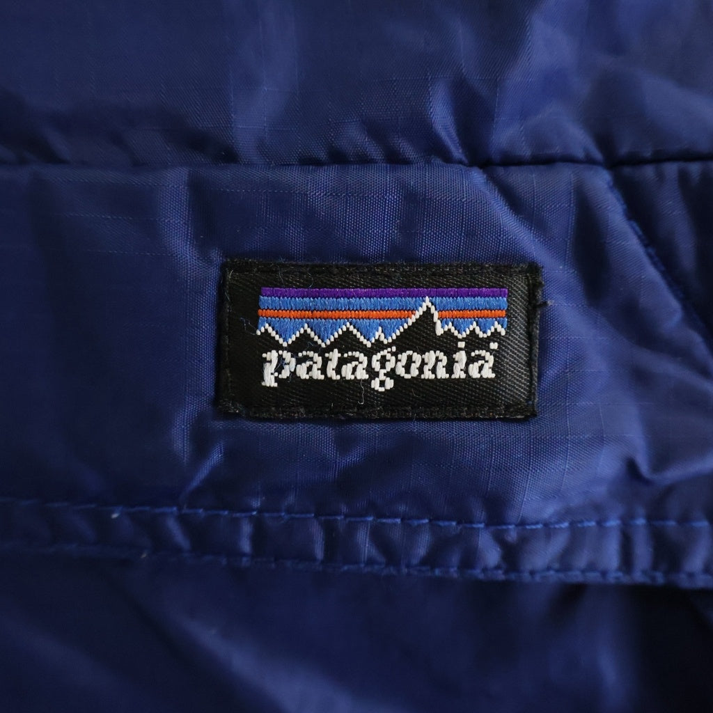 PATAGONIA(パタゴニア) 90S VINTAGE GLISSADE ヴィンテージ グリセード ナイロン フリース リバーシブル プルオーバージャケット ブルー