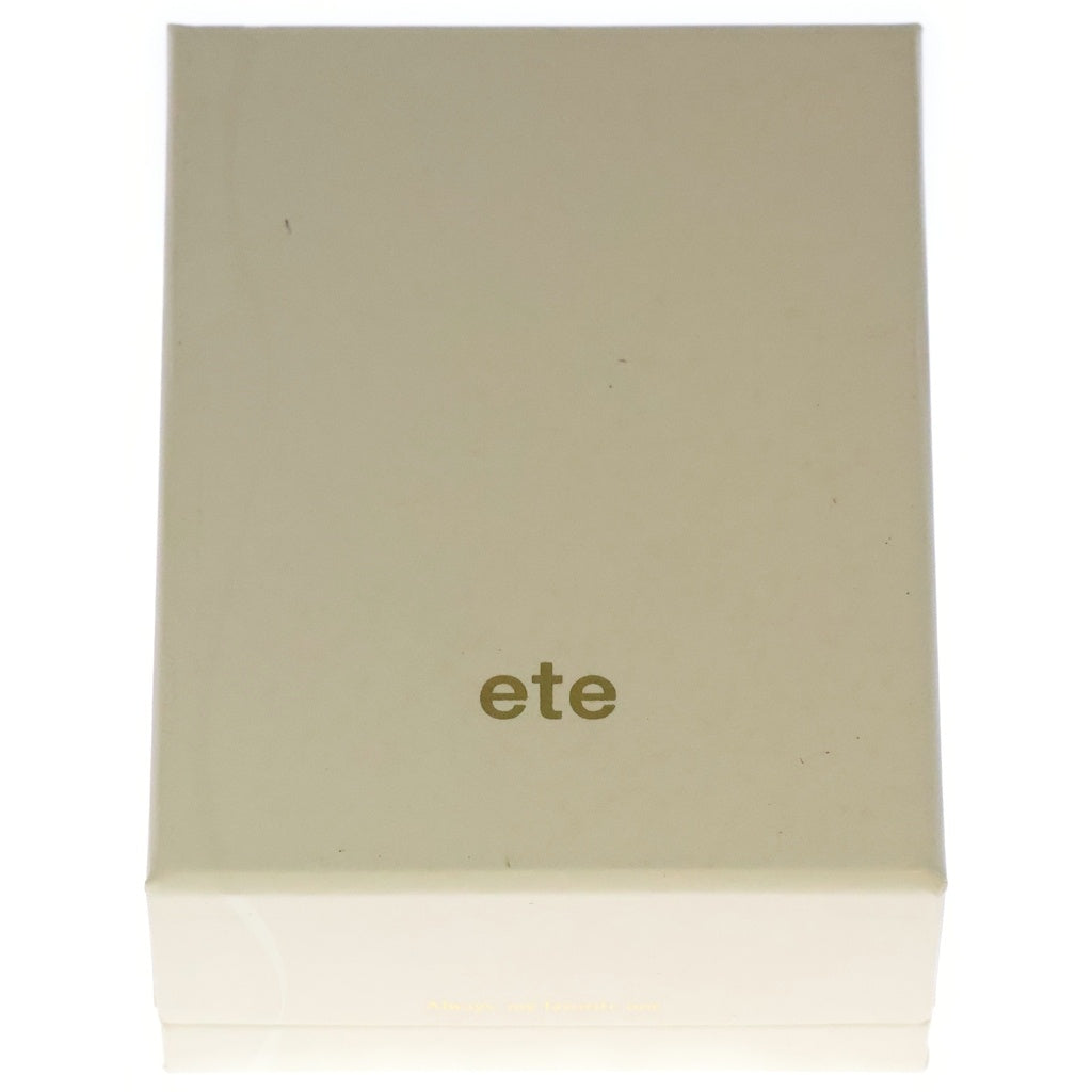 ete(エテ) ブラックスターストーン チェーンネックレス シルバー