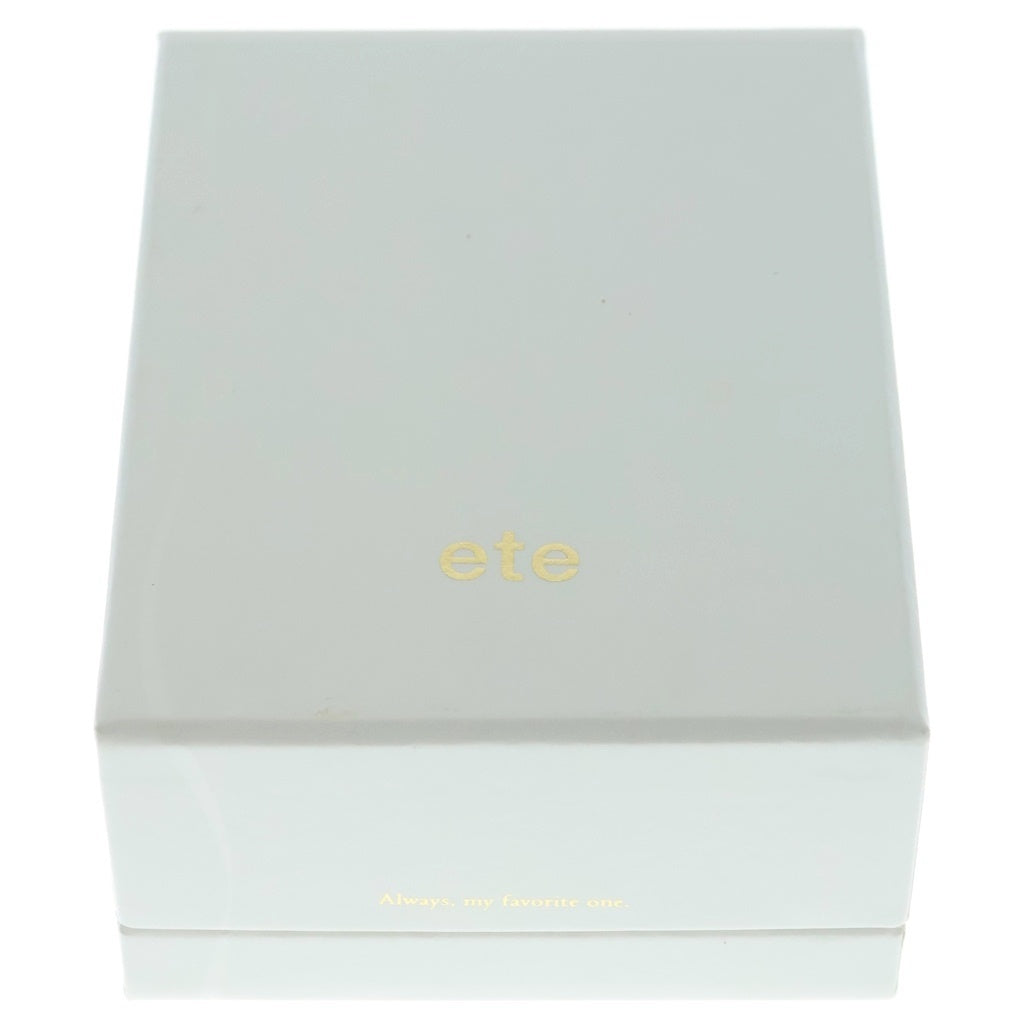 ete(エテ) ポストK18 フープピアス 両耳 ピンクゴールド レディース