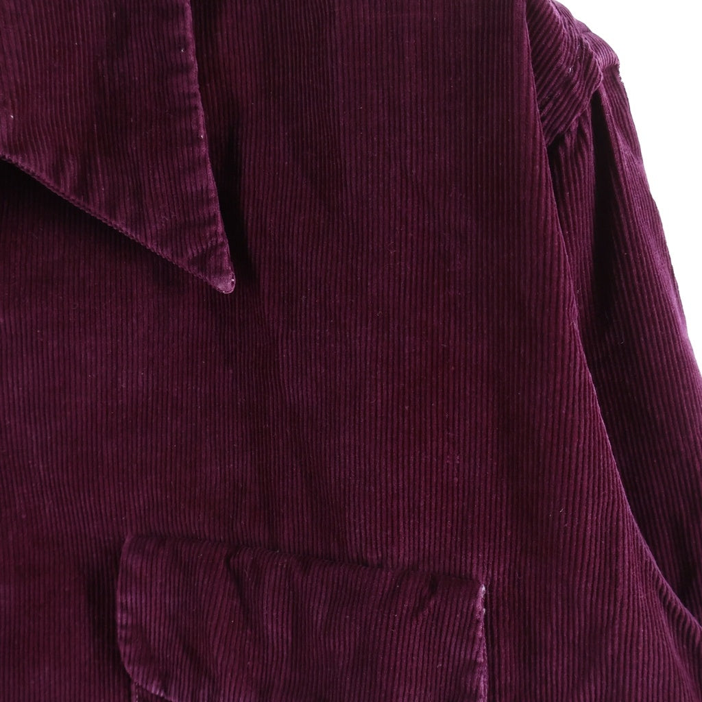 VINTAGE(ヴィンテージ) 50S VINTAGE TOWNCRAFT L/S SHIRT ヴィンテージ タウンクラフト コーデュロイ 長袖開襟 オープンカラーシャツ パープル