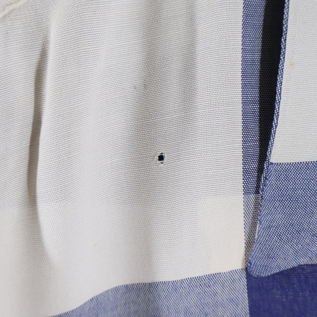 VINTAGE(ヴィンテージ) 50-60S VINTAGE B.V.D. RAYON L/S SHIRT ヴィンテージ ビーブイディー チェック柄 長袖レーヨンオープンカラー 開襟シャツ ブルー/ホワイト