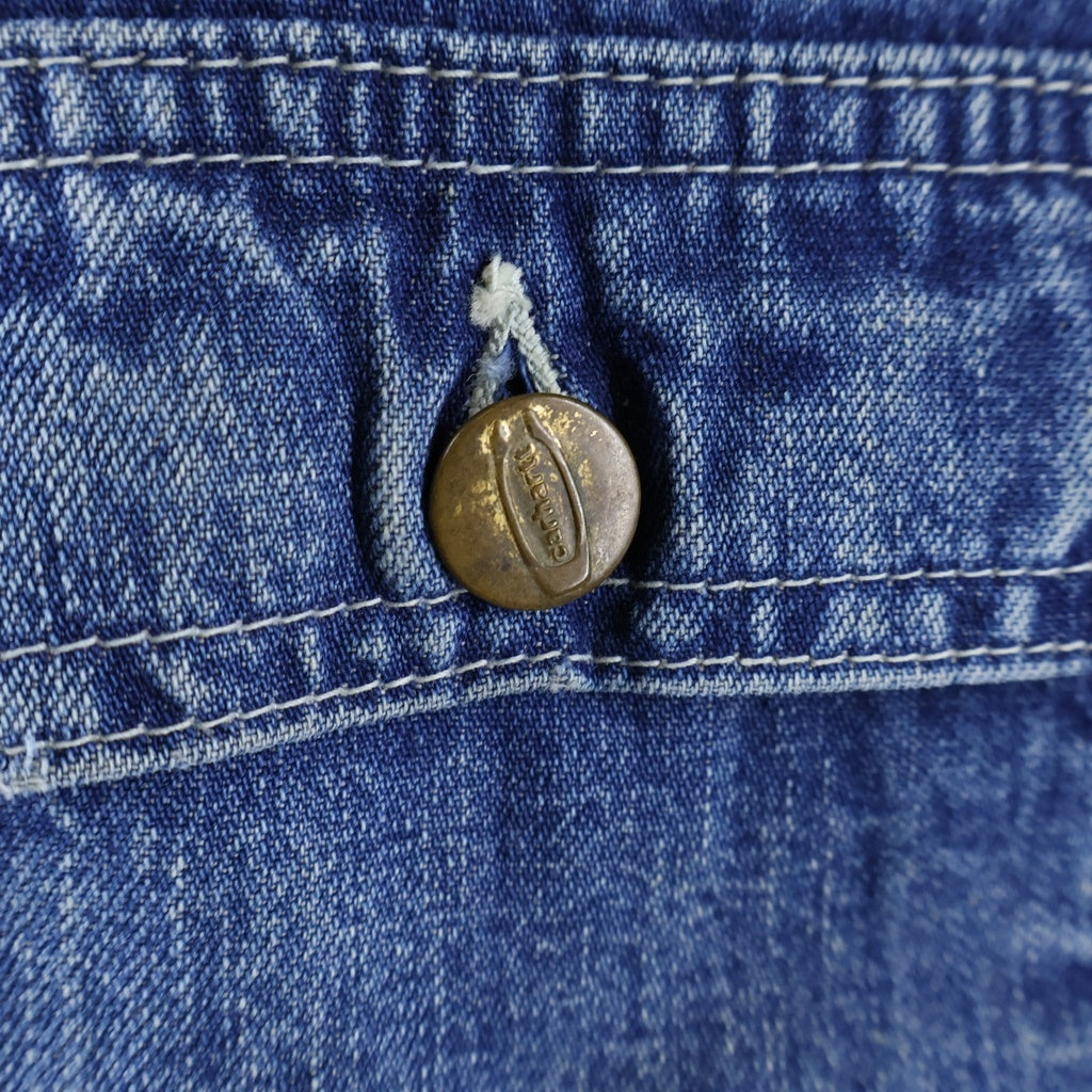 CARHARTT(カーハート) 60S VINTAGE MICHIGAN CHORE COAT ヴィンテージ ブランケット付 ミシガンチョアコート プリントタグ デカCボタン デニムカバーオール インディゴ