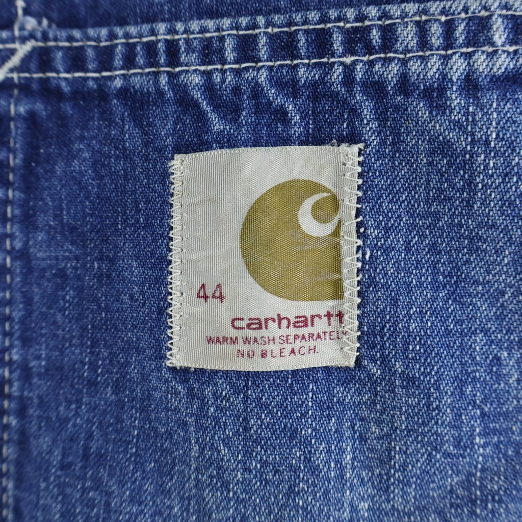CARHARTT(カーハート) 60S VINTAGE MICHIGAN CHORE COAT ヴィンテージ ブランケット付 ミシガンチョアコート プリントタグ デカCボタン デニムカバーオール インディゴ