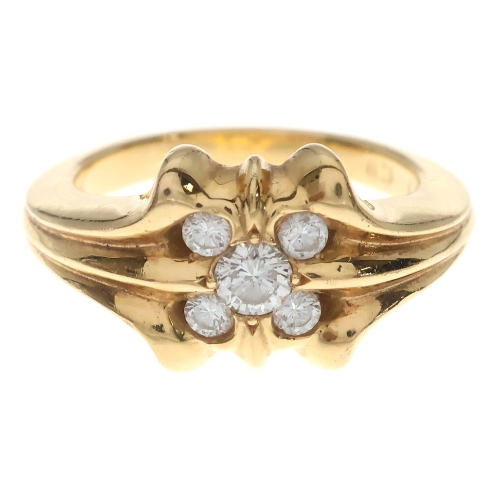 CHROME HEARTS(クロムハーツ) 22K SKT 5PT DIA SKTリング 5ポイントダイヤ ゴールド