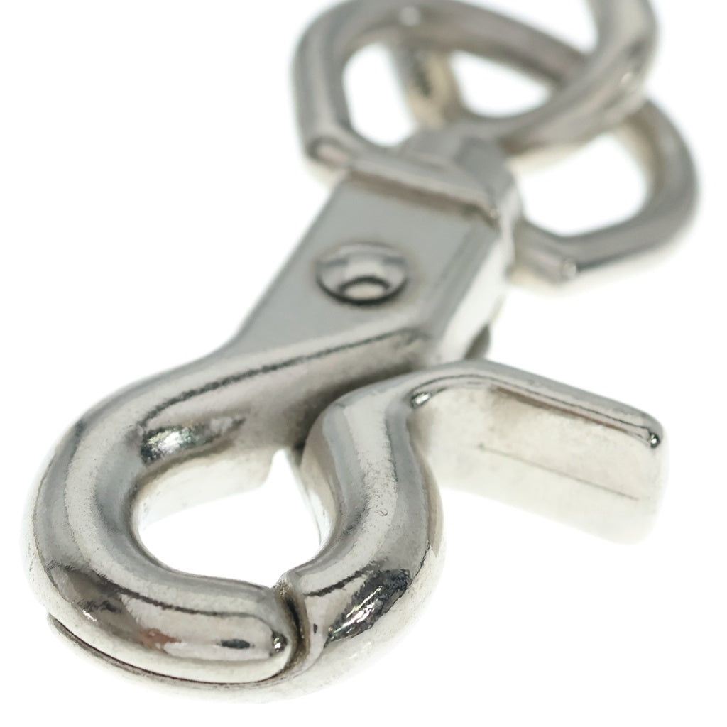 JOHN LAWRENCE SULLIVAN(ジョンローレンスサリバン) BIG CHAIN KEY RING ロゴ刻印 キーリング ウォレットビッグチェーン シルバー 6A005-0620-47