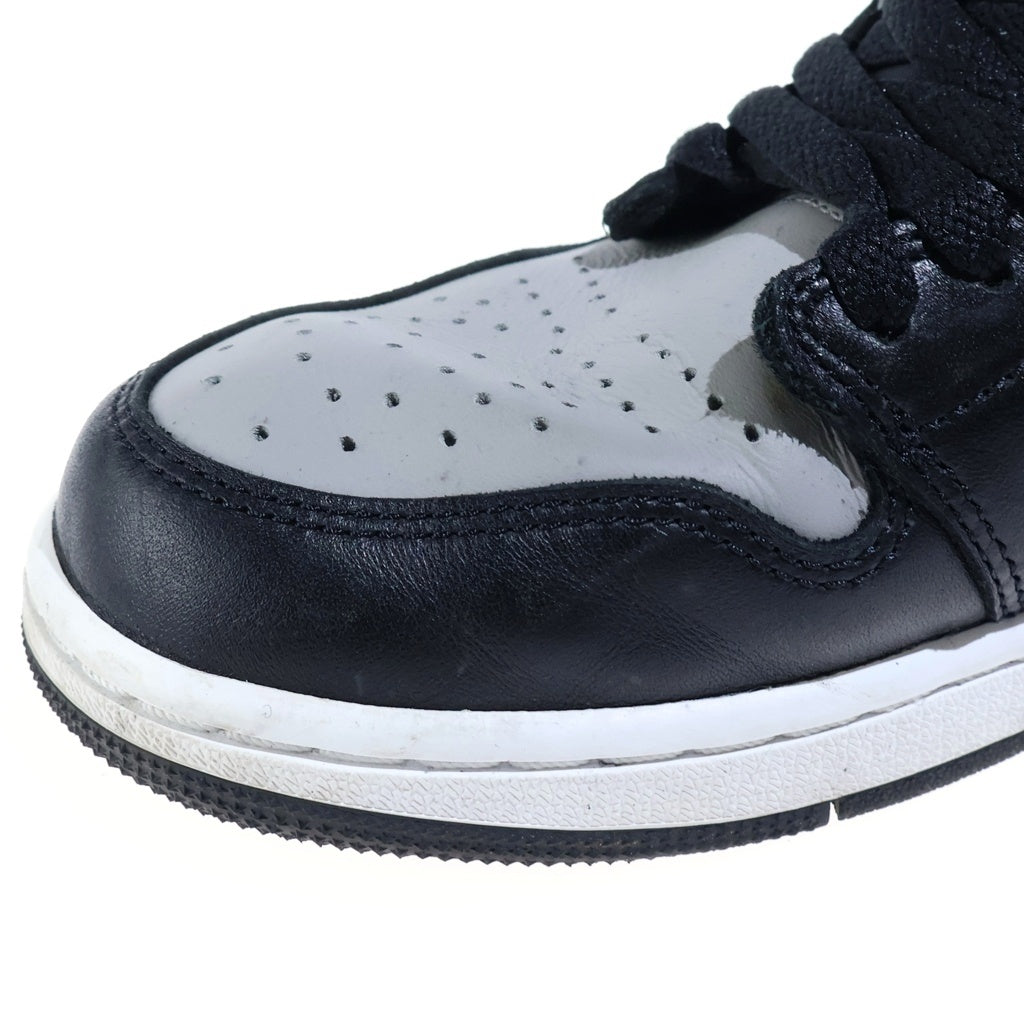 NIKE(ナイキ) AIR JORDAN 1 RETRO LOW OG SHADOW エアジョーダン1 レトロ シャドウ ローカットスニーカー グレー/ブラック US9/27.0cm CZ0790-003