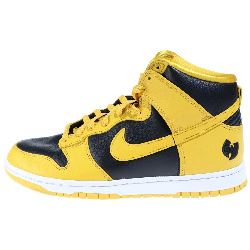NIKE(ナイキ) ×Wu-Tang Clan DUNK HIGH RETRO PRM BLACK AND POLLEN ウータンクラン ダンク レトロ ハイカットスニーカー イエロー/ブラック US10.5/28.5cm HJ4320-001