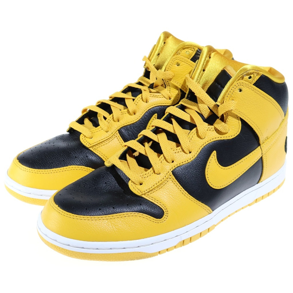 NIKE(ナイキ) ×Wu-Tang Clan DUNK HIGH RETRO PRM BLACK AND POLLEN ウータンクラン ダンク レトロ ハイカットスニーカー イエロー/ブラック US10.5/28.5cm HJ4320-001