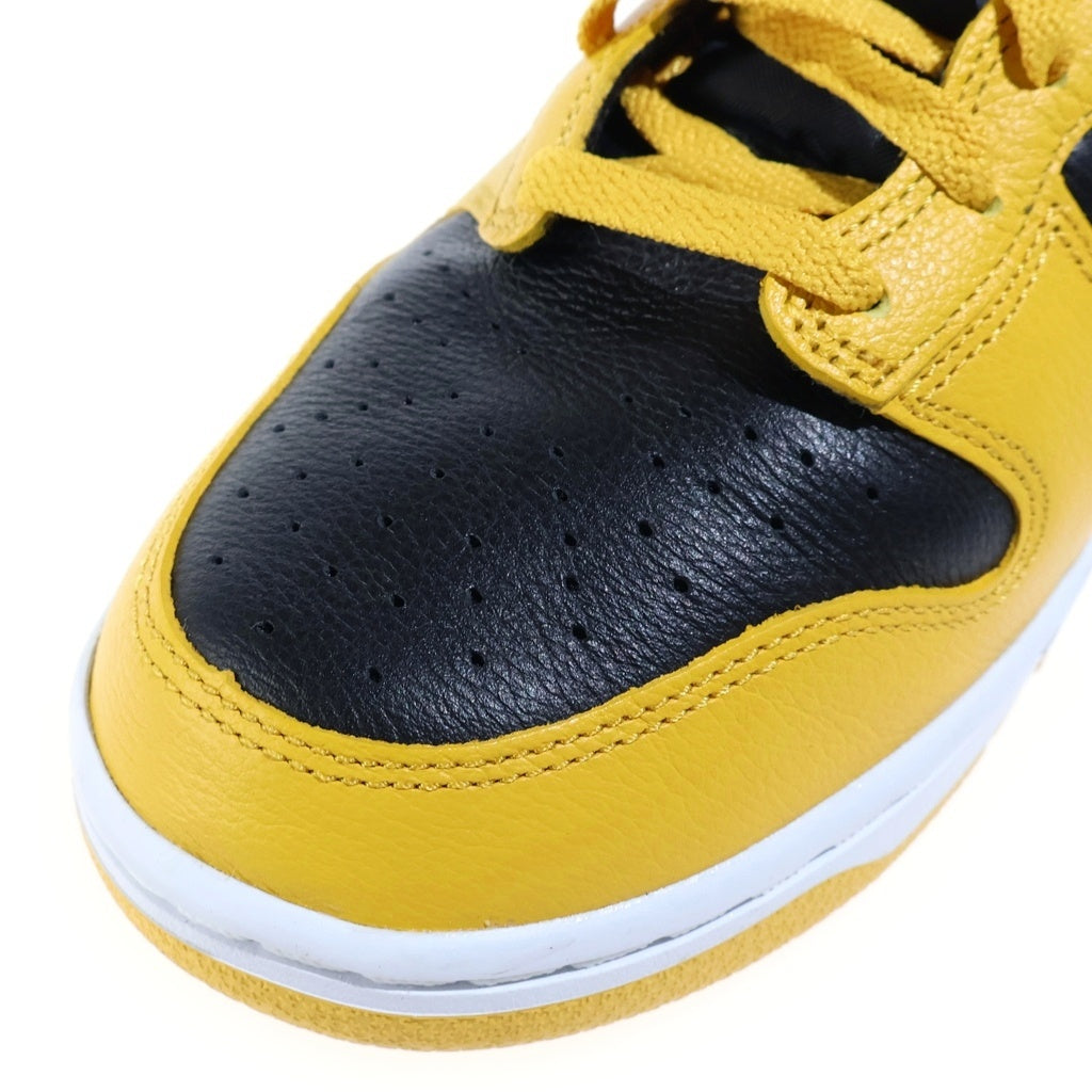 NIKE(ナイキ) ×Wu-Tang Clan DUNK HIGH RETRO PRM BLACK AND POLLEN ウータンクラン ダンク レトロ ハイカットスニーカー イエロー/ブラック US10.5/28.5cm HJ4320-001