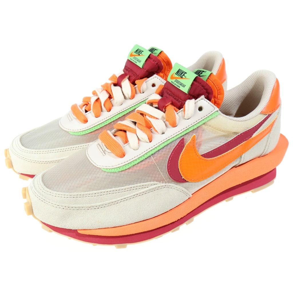 NIKE(ナイキ) ×sacai ×CLOT LD WAFFLE ORANGE BLAZE サカイ クロット LDワッフル オレンジブレイズ ローカットスニーカー オレンジ/ベージュ US10/28cm DH1347-100